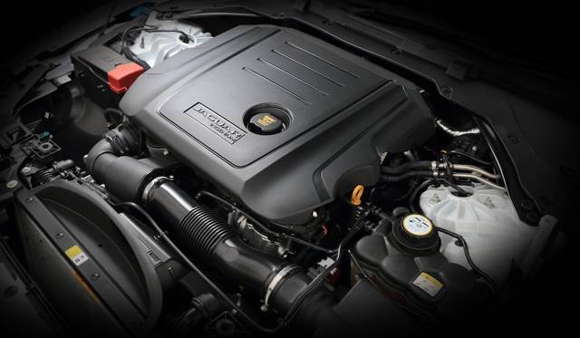 The 4-cylinder diesel engine is called 'Ingenium'