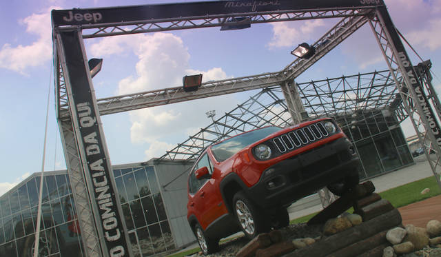 Jeep Renegade. Produced in Italy as a sister model to the Fiat 500X.