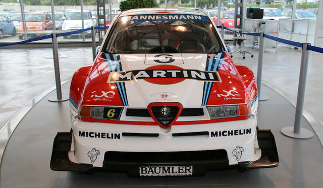Alfa Romeo 155 V6 Ti driven by Alessandro Nannini, who transitioned from F1, in the 1996 ITC.