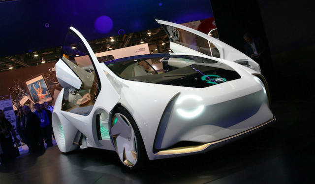Toyota Concept-i. The onboard AI (Artificial Intelligence) helps deepen the relationship between car and driver, starting with the user naming their beloved car.
