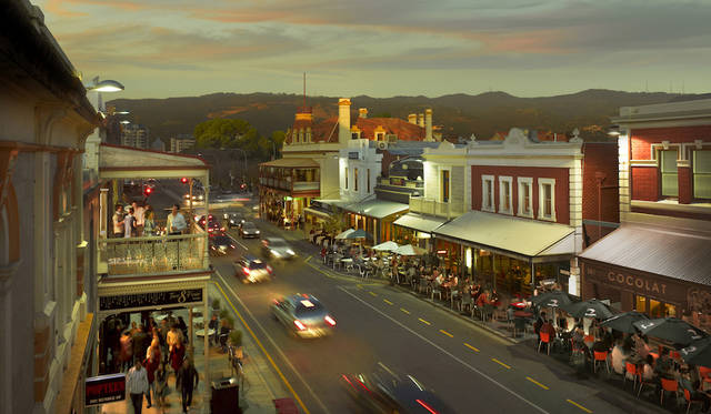 Rundle Street, Adelaide, SA<br>©  South Australian Tourism Commission