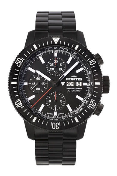 <strong>MONOLIT CHRONOGRAPH</strong> Case | Black PVD-coated stainless steel Diameter | 42mm Movement | Automatic, Cal.7750 Functions | Chronograph (30-minute counter, 12-hour counter), tachymeter, date display, day display Water resistance | 20 ATM Strap | Black PVD-coated stainless steel Price | ¥378,000</p></div>