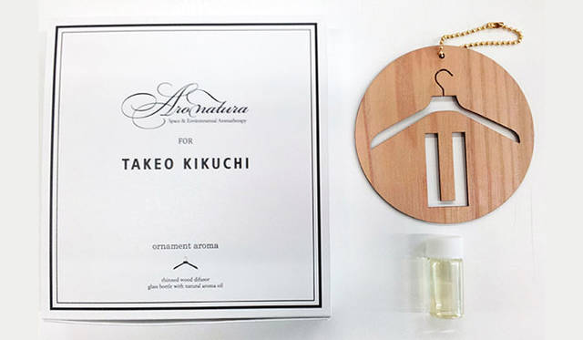 Aronatura x TAKEO KIKUCHI "Ornament Aroma" ¥3,780 (Available Jan 23, 2015 / Nationwide TAKEO KIKUCHI shops)
