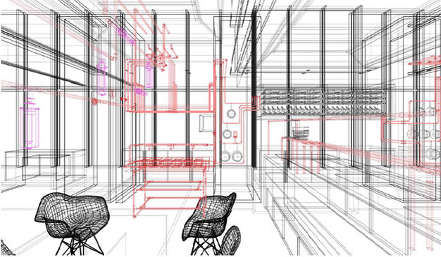 A rendering of Suga's lab. ©A.N.D. / NOMURA