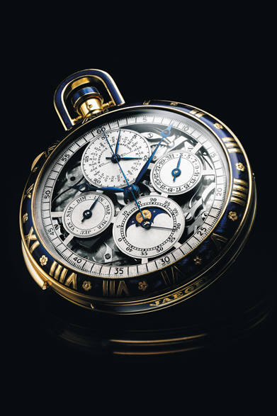 The "Grande Complication Blue Enamel" equipped with LeCoultre Caliber 17JSSCCRVQ.