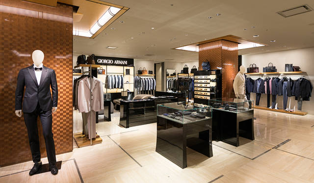 <strong>GIORGIO ARMANI</strong><br />Isetan Shinjuku Men's Building 4F, International Luxury