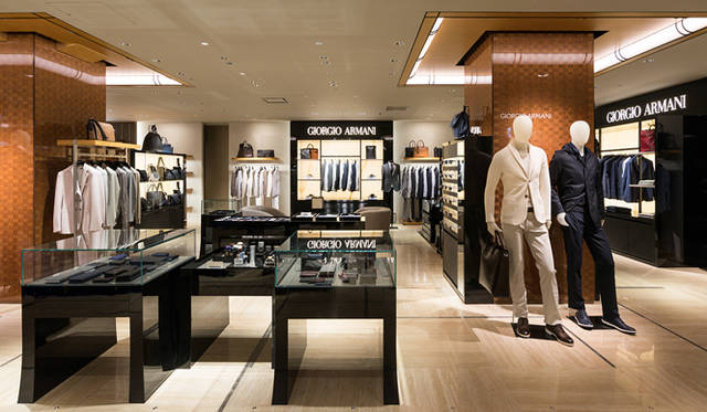 <strong>GIORGIO ARMANI</strong><br />Isetan Shinjuku Men's Building 4F, International Luxury