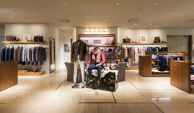 <strong>BRUNELLO CUCINELLI</strong><br />Isetan Shinjuku Men's Building 4F, International Luxury