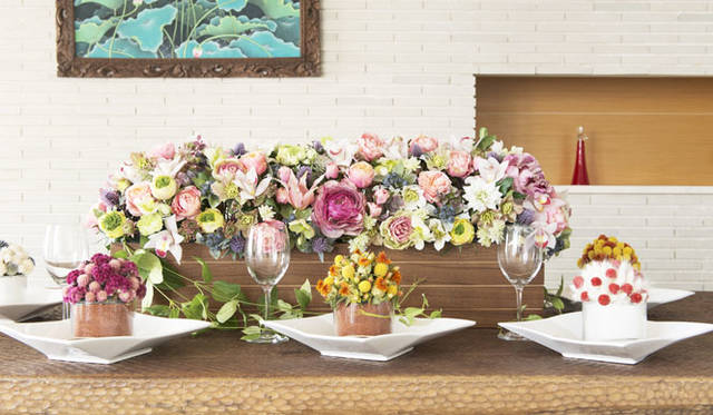 Work by floral designer Shunsuke Sato