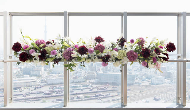 Work by floral designer Shunsuke Sato