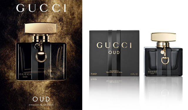 "Gucci" Oud Eau de Parfum ¥15,228 [50mL], ¥20,412 [75mL] (Bluebell Japan, Fragrance & Cosmetics Division)