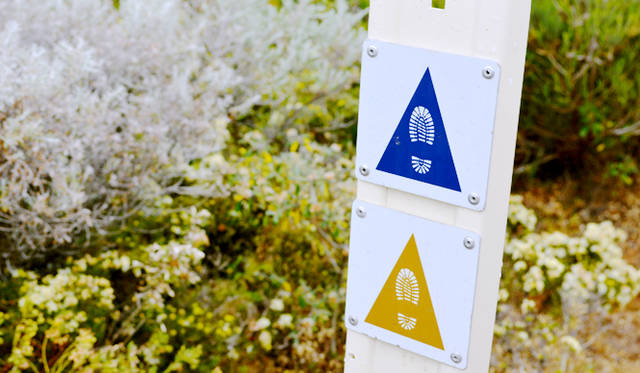 <br />Trail courses are indicated by icons, so you won't get lost
