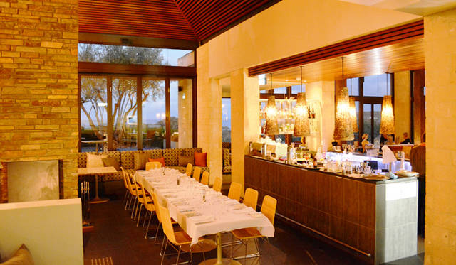 <br />Other Side of the Moon Restaurant, with its perfect blend of elegance and casualness, was fully booked that day