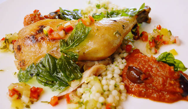 <br />The free-range chicken confit main course was incredibly delicious, giving us a taste of Margaret River's dining scene from the first night