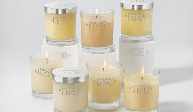 <strong>LORENZO VILLORESI</strong><br />"Candle" Collection<br />Candle (200mL, approx. 60 hours burn time) ¥8,640