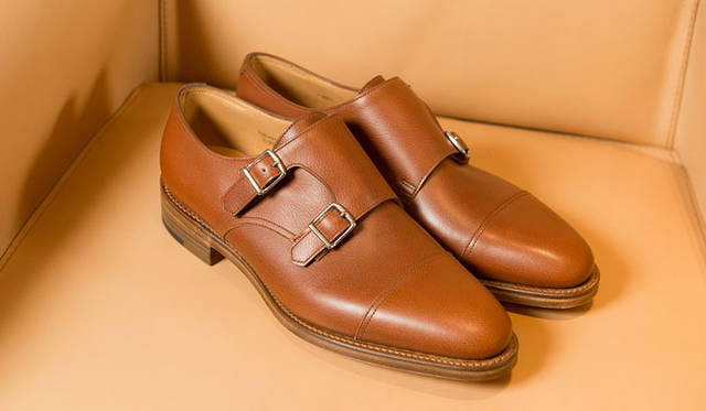 John Lobb By Request Fair 2015: Model & Color Sample: "WILLIAM" (Last 9795), Material: Buffalo, Color: Tan