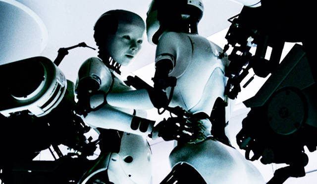 Björk, Still from “All Is Full of Love” directed by Chris Cunningham, 1999.<br>Credit: Courtesy Wellhart Ltd & One Little Indian.