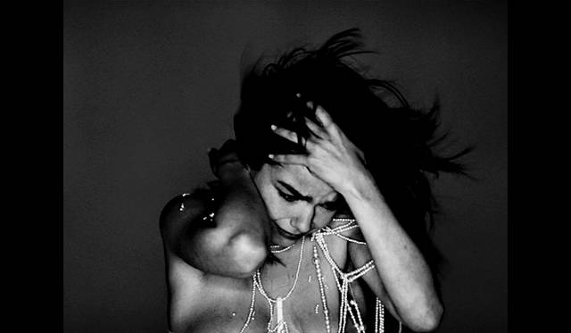 Björk, Still from ‘Pagan Poetry’ directed by Nick Knight 1993.<br>Credit: Courtesy Wellhart Ltd & One Little Indian.