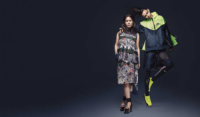 <strong>NikeLab</strong><br />NikeLab × sacai Collection<br />Left: sacai designer Chitose Abe