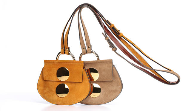 <strong>Petit & Colorful Bag</strong><br><br> <strong>Chloé</strong><br><br>  The new "Faye" bag from the Spring/Summer 2015 collection is characterized by its flap design, gusseted body, and folk-inspired mood. The ring, an accent of the "Faye," is placed at the junction with the shoulder strap.<br><br> "Faye" Mini [H14.5×W17.5×D3cm] ¥87,480 each.<br> CHLOÉ / CHLOÉ INFORMATION DESK Tel. 03-4335-1750