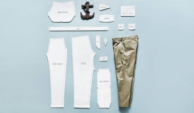<strong>HELLY HANSEN</strong><br>"HELLY HANSEN ROYAL MARINE CLUB 2nd Release"<br>The "R.M.C CHINO TROUSERS" are a modern modification of the inherent functional beauty of chino trousers. While maintaining ample room around the waist, they feature an exquisite taper from the thigh to the hem, resulting in a clean and beautiful silhouette. ¥25,920
