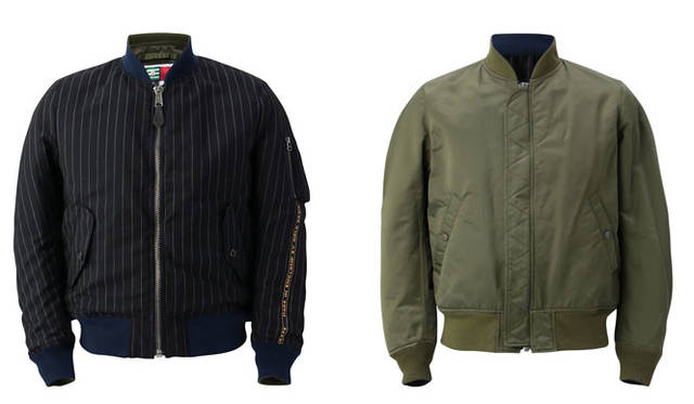 UNITED ARROWS & SONS × TAKEO KIKUCHI Reversible MA-1 ¥62,640 (Navy/M, L, XL)