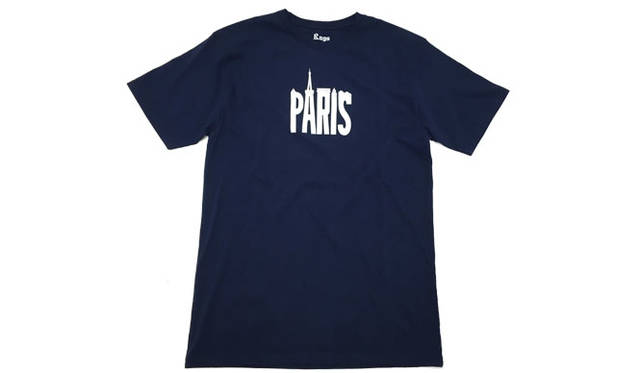 <strong>Rags M<sup>C</sup>GREGOR | Rags McGREGOR</strong><br />Souvenir Series T-shirt, Navy (Osaka Store Exclusive / Limited Quantity) ¥6,480