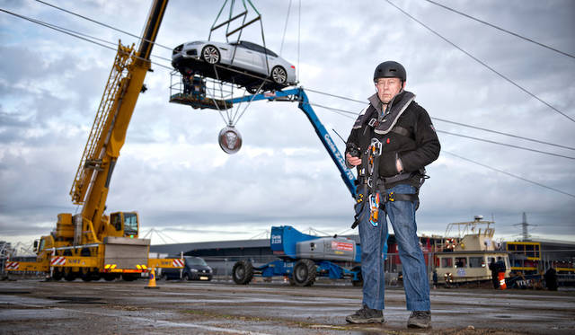 Stuntman Jim Dowdall
