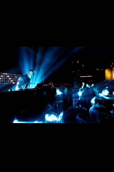 DJ performance by Nicolas Jaar.<br /><br />© Nacása & Partners