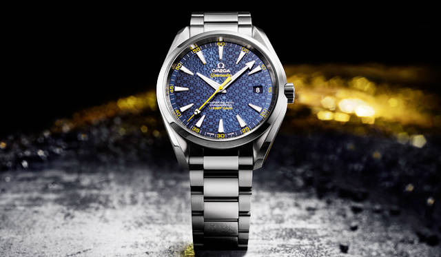 <strong>シーマスター アクアテラ ジェームズ・ボンド 007リミテッド</strong><br>ケース｜ステンレススチール<br />直径｜41.5mm<br />厚さ｜13.46mm<br />ムーブメント｜自動巻き（Cal.8507、マスター コーアクシャル）<br />機能｜日付表示、1万5007ガウス以上の耐磁性能<br />ブレスレット｜ステンレススチール（コーテッドナイロン製のスペアベルト付属）<br />防水性｜150ｍ<br />限定数｜世界限定1万5,007本<br />発売時期｜8月予定<br />予価｜71万円（税抜）