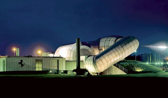 The wind tunnel designed by Renzo Piano