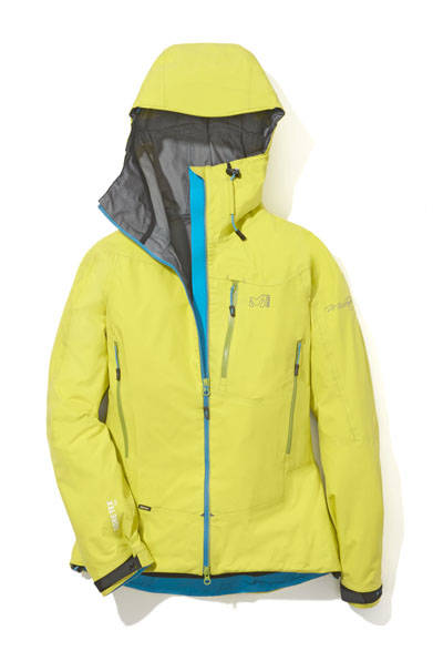 <strong>MILLET</strong><br />2015 Spring/Summer Women's Collection<br />The pinnacle of hard shells, protecting you from the harsh winds on 3000m ridges. "Cervin GORE-TEX Pro Jacket" ¥78,840