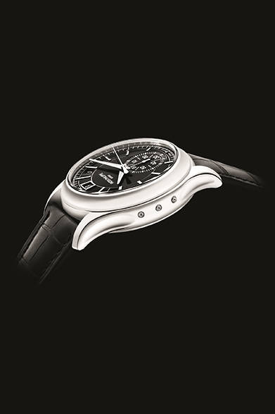 <strong>Annual Calendar Chronograph 5905P</strong><br/>Case: 950 Platinum<br/>Diameter: 42mm<br/>Thickness: 14.3mm<br/>Movement: Self-winding (Cal. CH 28-520 QA 24H)<br/>Functions: Month, day, and date display (Annual Calendar mechanism requiring adjustment only on February 28th), Chronograph (60-minute counter)<br/>Strap: Alligator<br/>Water resistance: 3 bar<br/>Release: Scheduled for Autumn 2015<br/>Estimated price: ¥8,092,800<br/>