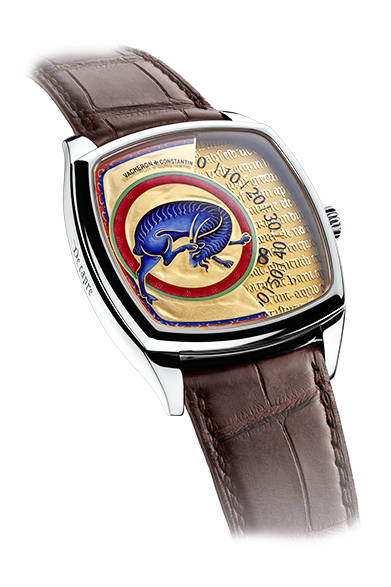 The Caper (7000S/000G-B002) depicting a midnight blue goat