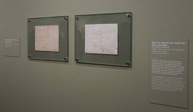 Van Gogh's handwritten letter