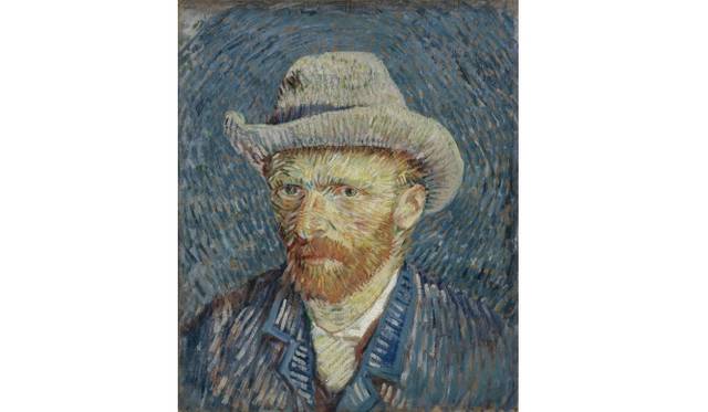 Self-Portrait with Grey Felt Hat Paris, September - October 1887 Vincent van Gogh (1853 - 1890) oil on canvas, 44.5 cm x 37.2 cm Van Gogh Museum, Amsterdam (Vincent van Gogh Foundation)