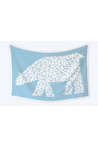 <strong>LAPUAN KANKURIT</strong><br />"JÄÄKÄRHU" Cotton Blanket | Design: Masaru Suzuki (Japan Exclusive)