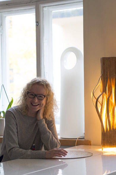 <strong>LAPUAN KANKURIT</strong><br />Anu Reinonen, designer of the "USVA" and "KASTE" washed linen series