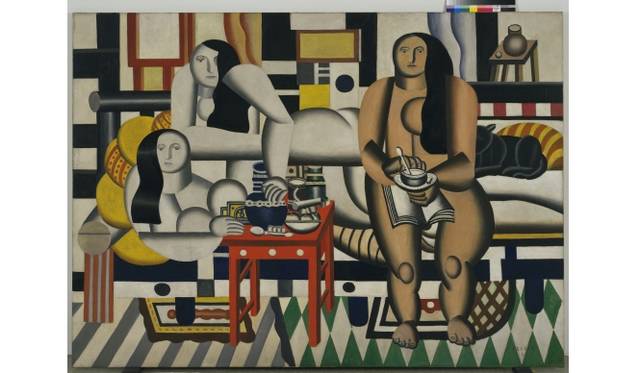 Fernand Léger Three Women (Le Grand Déjeuner), 1921Oil on canvas6' 1/4" x 8' 3" (183.5 x 251.5 cm). New York, Museum of Modern Art (MoMA), Mrs. Simon Guggenheim Fund. 189.1942© Adagp, Paris 2015 - Photo © 2015 Digital Image, the Museum of Modern Art, New York/Scala, Florence