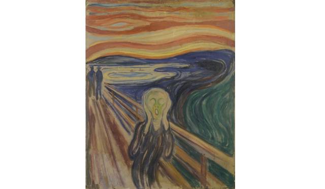 Edvard Munch The Scream, 1893? 1910? Tempera and oil on unprimed cardboard83.5 x 66 cmMunch Museum, OsloMM M 514 (Woll M 896)Photo © Munch Museum