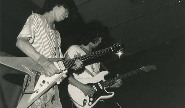 From left: Tsuyoshi Ujiki, Kōichi Tani in the late 1970s