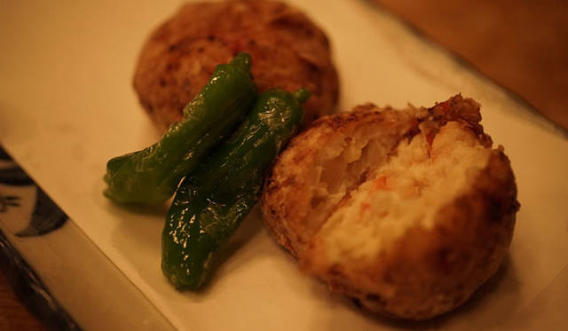 <strong>Yota Tsunoda | "Tokyo Romantic Izakaya" | 8th: Saiki, Ebisu</strong><br />The signature dish of this restaurant is shrimp shinjo, served with matcha salt.