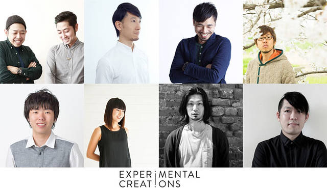 <strong>ミラノサローネ2015｜Experimental Creations</strong><br/>参加デザイナー。写真左上から時計回りに、BOUNCE、村越淳、kamina&C、工藤健太郎、福定良佑、秋山かおり（STUDIO BYCOLOR）、tsukasa goto、小宮山洋