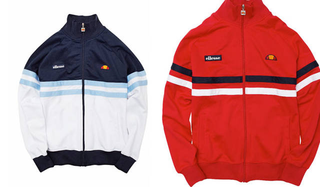 <strong>ellesse</strong><br />"heritage line" imported track jacket ¥13,500 each