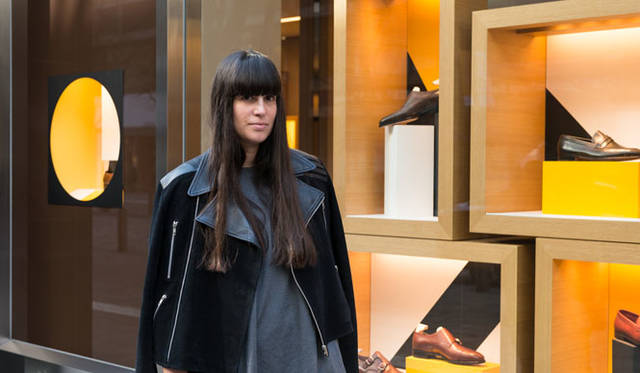 In front of the John Lobb Marunouchi store