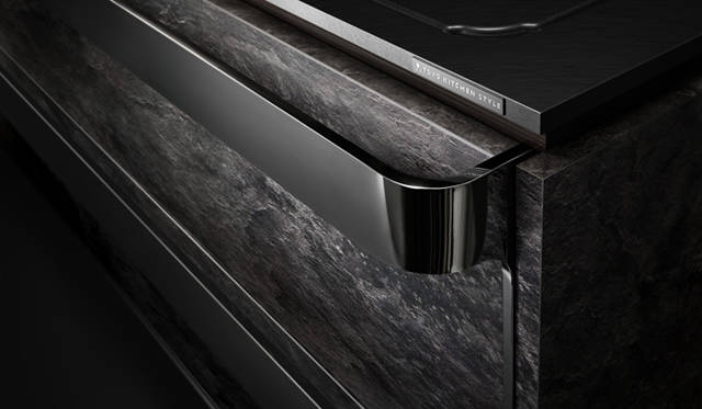 <strong>TOYO KITCHEN STYLE | TOYO KITCHEN STYLE</strong><br />New Stone door series. Stone Grey, made with cutting-edge digital print technology.