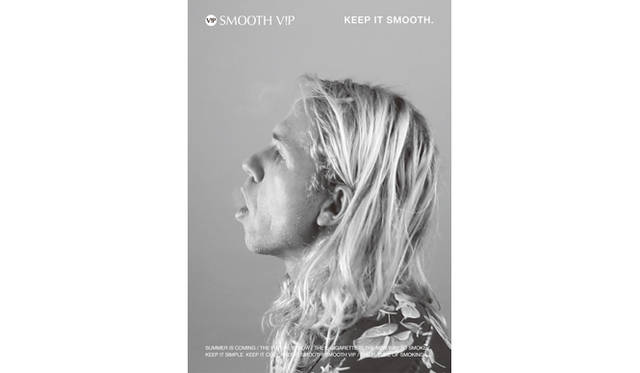 Advertising visuals for SMOOTH V!P by LVDI.<br/>Photograph by Gianluca Wright