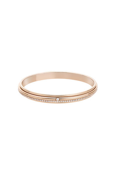 POSSESSION bangle available in three sizes. [Diamond x Pink Gold] From ¥2,106,000