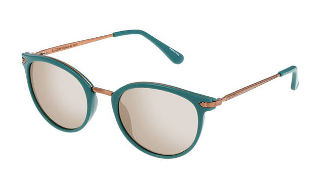 <strong>LOZZa</strong><br />Spring/Summer 2015 Collection | Unisex sunglasses combining different materials. The fusion of glossy plastic and metal, along with clear lenses, enhances a romantic impression. "NOVALIS (SL4027 col.D80X)" ¥25,920