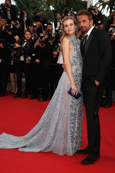 On Diane Kruger<br />Dress: Prada<br />Jewelry: Harry Winston<br />At the premiere of "The Sea of Trees"